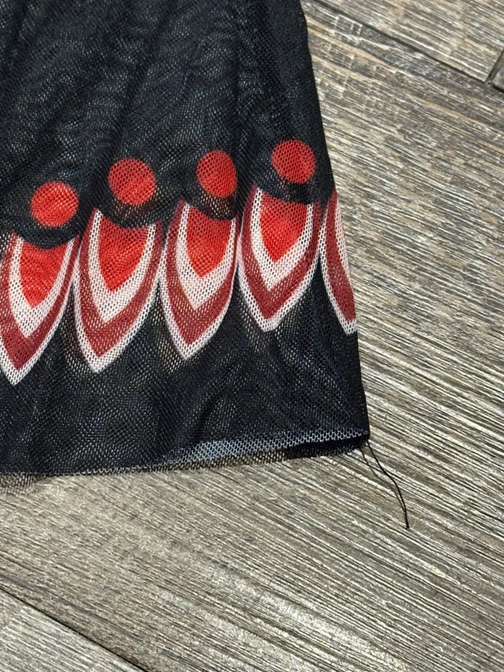 Black & Red Floral Tie-Front Swimdress One Piece XXL NWOT